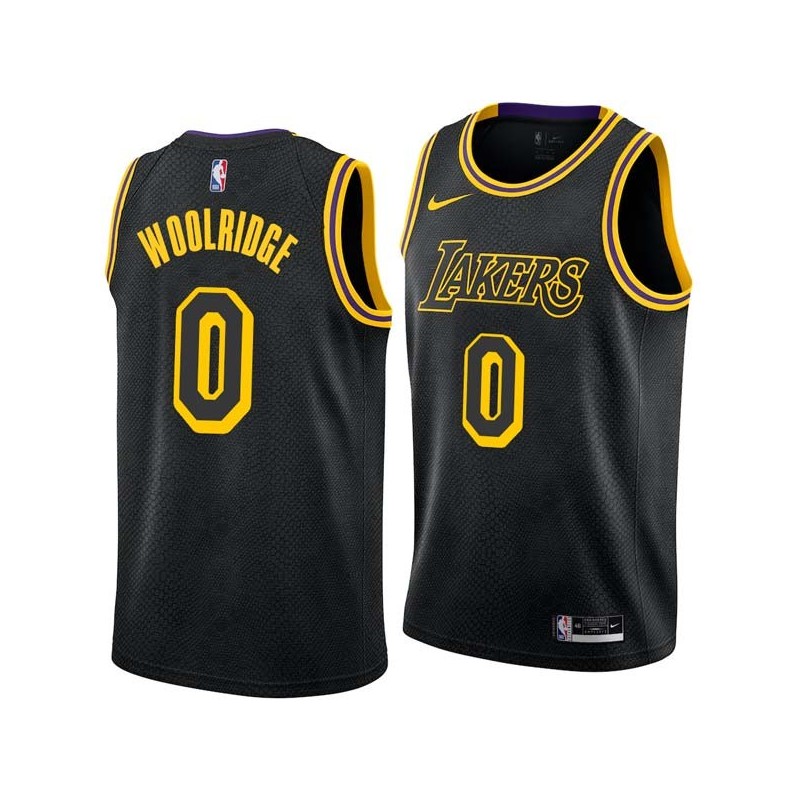 2017-18City Orlando Woolridge Twill Basketball Jersey -Lakers #0 Woolridge Twill Jerseys, FREE SHIPPING