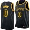 2017-18City Soumaila Samake Twill Basketball Jersey -Lakers #0 Samake Twill Jerseys, FREE SHIPPING