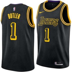 2017-18City Caron Butler Twill Basketball Jersey -Lakers #1 Butler Twill Jerseys, FREE SHIPPING