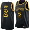 2017-18City Kenny Carr Twill Basketball Jersey -Lakers #2 Carr Twill Jerseys, FREE SHIPPING