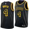 2017-18City Marcelo Huertas Twill Basketball Jersey -Lakers #4 Huertas Twill Jerseys, FREE SHIPPING