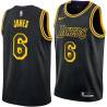 2017-18City Eddie Jones Twill Basketball Jersey -Lakers #6 Jones Twill Jerseys, FREE SHIPPING