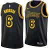 2017-18City Adam Morrison Twill Basketball Jersey -Lakers #6 Morrison Twill Jerseys, FREE SHIPPING