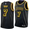 2017-18City Demetrius Calip Twill Basketball Jersey -Lakers #7 Calip Twill Jerseys, FREE SHIPPING