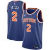Blue Maurice Taylor Twill Basketball Jersey -Knicks #2 Taylor Twill Jerseys, FREE SHIPPING