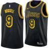 2017-18City Bryon Russell Twill Basketball Jersey -Lakers #9 Russell Twill Jerseys, FREE SHIPPING