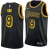 2017-18City Sun Yue Twill Basketball Jersey -Lakers #9 Yue Twill Jerseys, FREE SHIPPING