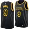 2017-18City Matt Barnes Twill Basketball Jersey -Lakers #9 Barnes Twill Jerseys, FREE SHIPPING