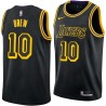 2017-18City Larry Drew Twill Basketball Jersey -Lakers #10 Drew Twill Jerseys, FREE SHIPPING