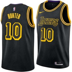 2017-18City Lindsey Hunter Twill Basketball Jersey -Lakers #10 Hunter Twill Jerseys, FREE SHIPPING