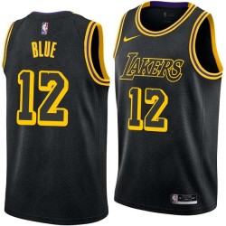 2017-18City Vander Blue Twill Basketball Jersey -Lakers #12 Blue Twill Jerseys, FREE SHIPPING