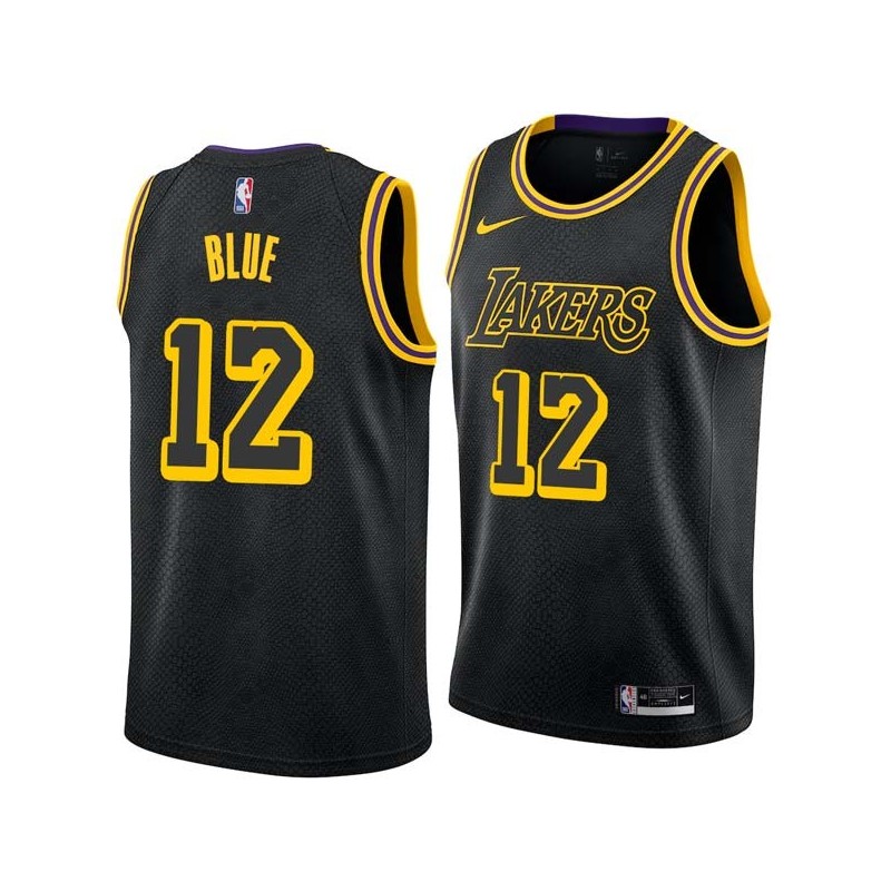 2017-18City Vander Blue Twill Basketball Jersey -Lakers #12 Blue Twill Jerseys, FREE SHIPPING