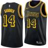 2017-18City Earl Gardner Twill Basketball Jersey -Lakers #14 Gardner Twill Jerseys, FREE SHIPPING