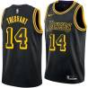 2017-18City John Tresvant Twill Basketball Jersey -Lakers #14 Tresvant Twill Jerseys, FREE SHIPPING