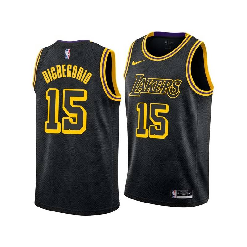 2017-18City Ernie DiGregorio Twill Basketball Jersey -Lakers #15 DiGregorio Twill Jerseys, FREE SHIPPING