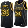 2017-18City Dick Garrett Twill Basketball Jersey -Lakers #20 Garrett Twill Jerseys, FREE SHIPPING