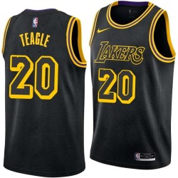 2017-18City Terry Teagle Twill Basketball Jersey -Lakers #20 Teagle Twill Jerseys, FREE SHIPPING