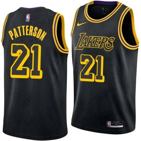 2017-18City Ruben Patterson Twill Basketball Jersey -Lakers #21 Patterson Twill Jerseys, FREE SHIPPING