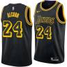 2017-18City Gary Alcorn Twill Basketball Jersey -Lakers #24 Alcorn Twill Jerseys, FREE SHIPPING