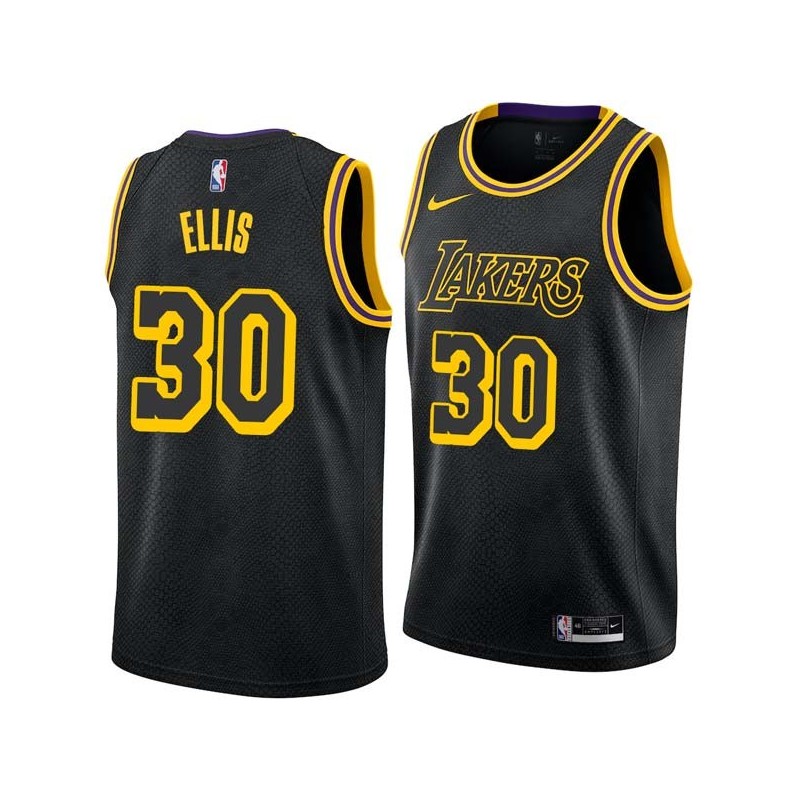 2017-18City Boo Ellis Twill Basketball Jersey -Lakers #30 Ellis Twill Jerseys, FREE SHIPPING