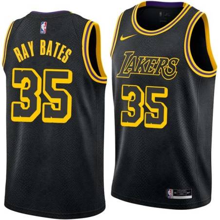 2017-18City Billy Ray Bates Twill Basketball Jersey -Lakers #35 Bates Twill Jerseys, FREE SHIPPING