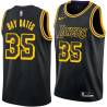 2017-18City Billy Ray Bates Twill Basketball Jersey -Lakers #35 Bates Twill Jerseys, FREE SHIPPING