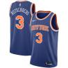 Blue Irv Rothenberg Twill Basketball Jersey -Knicks #3 Rothenberg Twill Jerseys, FREE SHIPPING