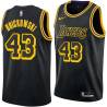 2017-18City Frank Brickowski Twill Basketball Jersey -Lakers #43 Brickowski Twill Jerseys, FREE SHIPPING