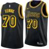 2017-18City Ed Fleming Twill Basketball Jersey -Lakers #70 Fleming Twill Jerseys, FREE SHIPPING