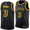 2017-18City Isaiah Thomas Lakers #3 Twill Basketball Jersey FREE SHIPPING