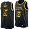 2017-18City Josh Hart Lakers #5 Twill Basketball Jersey FREE SHIPPING