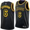 2017-18City Lance Stephenson Lakers #6 Twill Basketball Jersey FREE SHIPPING