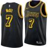 2017-18City JaVale McGee Lakers #7 Twill Basketball Jersey FREE SHIPPING