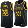 2017-18City Zach Norvell Lakers #21 Twill Basketball Jersey FREE SHIPPING