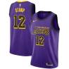 2018-19City Gene Stump Twill Basketball Jersey -Lakers #12 Stump Twill Jerseys, FREE SHIPPING