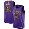 2018-19City Kurt Rambis Twill Basketball Jersey -Lakers #31 Rambis Twill Jerseys, FREE SHIPPING