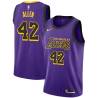 2018-19City Lucius Allen Twill Basketball Jersey -Lakers #42 Allen Twill Jerseys, FREE SHIPPING