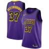 2018-19City Kostas Antetokounmpo Lakers #37 Twill Basketball Jersey FREE SHIPPING