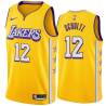 2019-20City Howie Schultz Twill Basketball Jersey -Lakers #12 Schultz Twill Jerseys, FREE SHIPPING