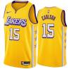 2019-20City Don Carlson Twill Basketball Jersey -Lakers #15 Carlson Twill Jerseys, FREE SHIPPING