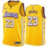 2019-20City Ed Kalafat Twill Basketball Jersey -Lakers #23 Kalafat Twill Jerseys, FREE SHIPPING