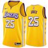 2019-20City Eddie Jones Twill Basketball Jersey -Lakers #25 Jones Twill Jerseys, FREE SHIPPING