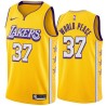 2019-20City Metta World Peace Twill Basketball Jersey -Lakers #37 World Peace Twill Jerseys, FREE SHIPPING