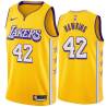 2019-20City Connie Hawkins Twill Basketball Jersey -Lakers #42 Hawkins Twill Jerseys, FREE SHIPPING