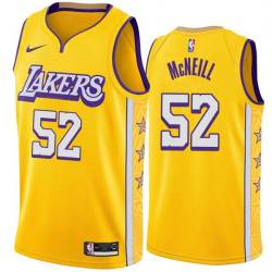 2019-20City Bob McNeill Twill Basketball Jersey -Lakers #52 McNeill Twill Jerseys, FREE SHIPPING