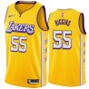 2019-20City Mike Higgins Twill Basketball Jersey -Lakers #55 Higgins Twill Jerseys, FREE SHIPPING