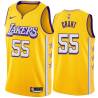 2019-20City Brian Grant Twill Basketball Jersey -Lakers #55 Grant Twill Jerseys, FREE SHIPPING