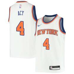 Quincy Acy Twill Basketball Jersey -Knicks #4 Acy Twill Jerseys, FREE SHIPPING