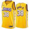 2019-20City Chaundee Brown Jr. Lakers #38 Twill Basketball Jersey FREE SHIPPING