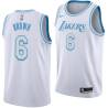 2020-21City Chucky Brown Twill Basketball Jersey -Lakers #6 Brown Twill Jerseys, FREE SHIPPING